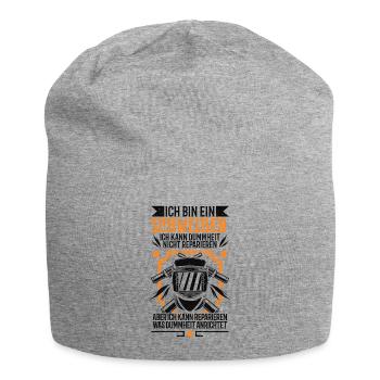 Schweißen Schweißgerät Schweißer Schweißermaske - Jersey-Beanie - Grau meliert - Vorne
