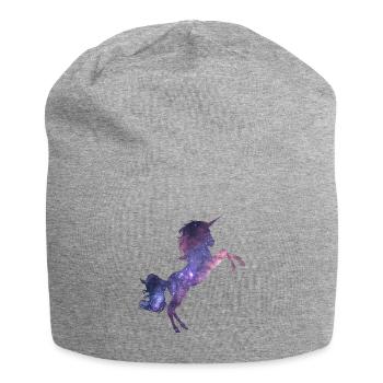 Unicorn Universe - Jersey-Beanie - Grau meliert - Vorne