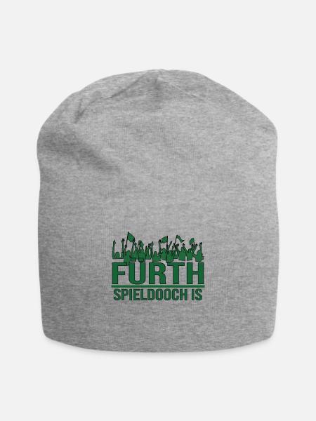 Erschdklassisch - Spieldooch is - Fürth T-Shirt - Jersey-Beanie - Grau meliert