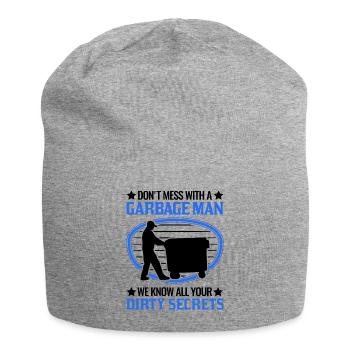 Éboueur 300 000 000 ordures - Bonnet en jersey - gris chiné - Devant