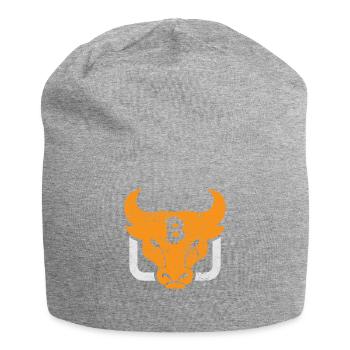 Bitcoin Bull - Bonnet en jersey - gris chiné - Devant