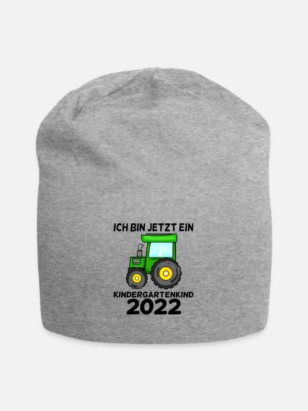 Kindergarten Kindergartenkind 2022 - Jersey-Beanie - Grau meliert