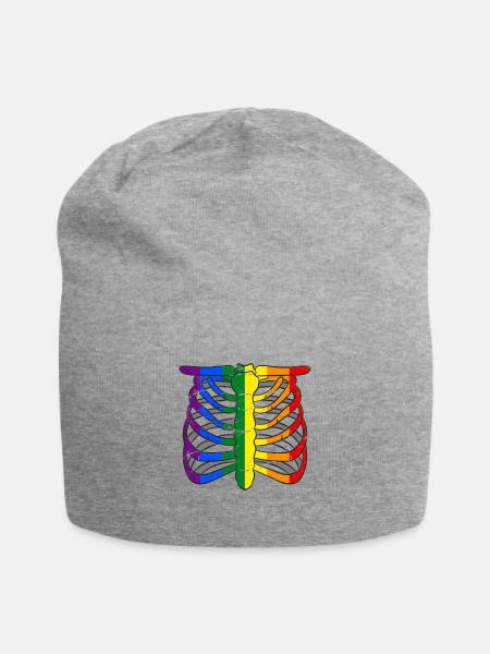 Homo LGBT Pride Lesbisch Schwul Trans Pride - Jersey-Beanie - Grau meliert