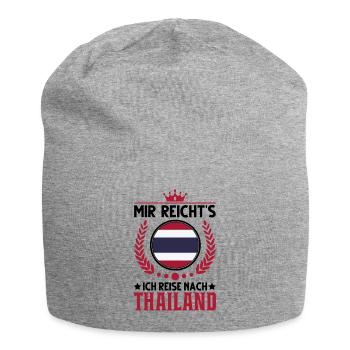 Thailand Urlaub Spruch Bangkok Reise Pattaya - Jersey-Beanie - Grau meliert - Vorne