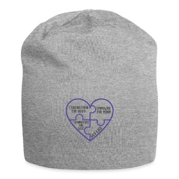 Ergotherapeutin Ergo Ergotherapeut Therapeut - Jersey-Beanie - Grau meliert - Vorne