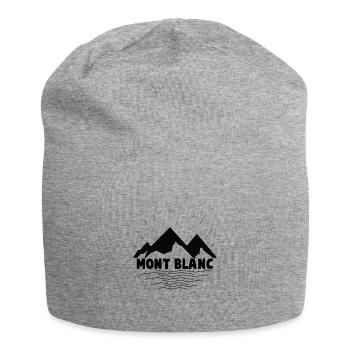 mountains - Jersey Beanie - heather grey - Front