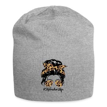 Sprachtherapie Leben Sprachpathologe - Jersey-Beanie - Grau meliert - Vorne