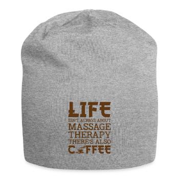 Massages Coffee Massage Therapist Therapy gift - Bonnet en jersey - gris chiné - Devant