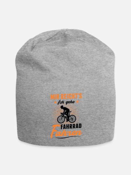 Mir reichts Ich geh Fahrrad fahren Radfahrer - Jersey-Beanie - Grau meliert