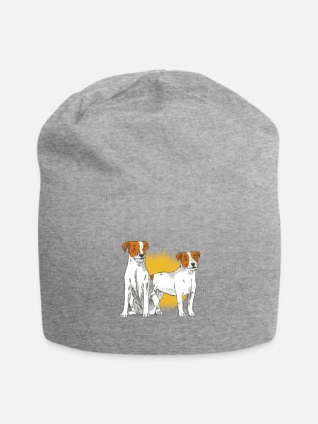 Parson Russell Terrier - Jersey-Beanie - Grau meliert