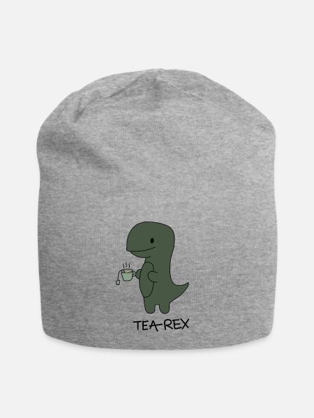 dinosaure dinosaure animal - Bonnet en jersey - gris chiné