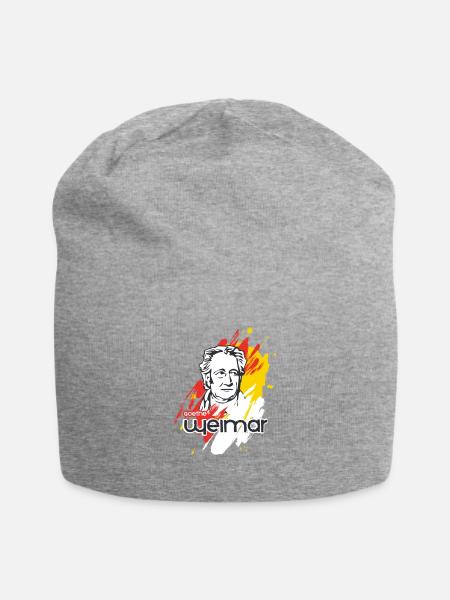 Weimar Goethe - Jersey-Beanie - Grau meliert