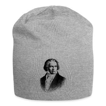 Ludwig van Beethoven Gift Portrait Music - Jersey Beanie - heather grey - Front