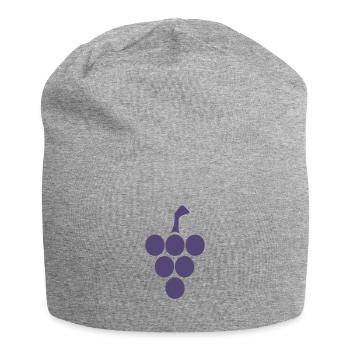 Vine for grapes and grapevines friends design - Jersey Beanie - heather grey - Front