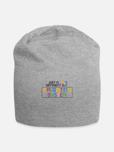 Neurodiversité Autisme Conscience Autiste - Bonnet en jersey - gris chiné