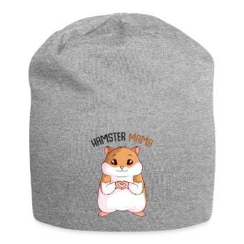 Hamster - Jersey-Beanie - Grau meliert - Vorne