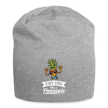 Ananas - Bonnet en jersey - gris chiné - Devant