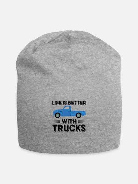 Pick Up Vintage Wagon Pickup Truck - Bonnet en jersey - gris chiné