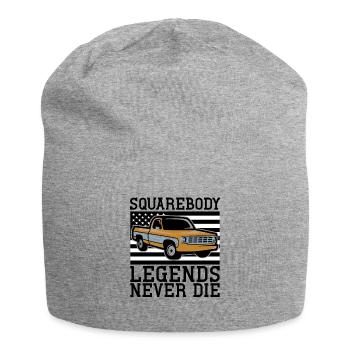 Pick Up Squarebody Truck Pickup Truck 4x4 - Jersey-Beanie - Grau meliert - Vorne