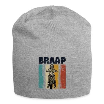Motocross - Jersey-Beanie - Grau meliert - Vorne