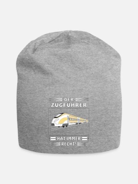 DER ZUGFÜHRER HAT IMMER RECHT - Jersey-Beanie - Grau meliert