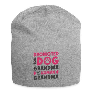 Grossesse annonce idée future grand-mère - Bonnet en jersey - gris chiné - Devant
