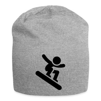 Snowboard Snowboarder - Bonnet en jersey - gris chiné - Devant