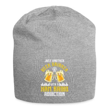 Beer Drinker Ham Radio Operator Amateur Radio - Jersey-Beanie - Grau meliert - Vorne
