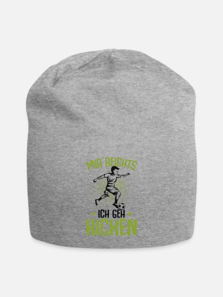 Fußball Kinder - Jersey-Beanie - Grau meliert