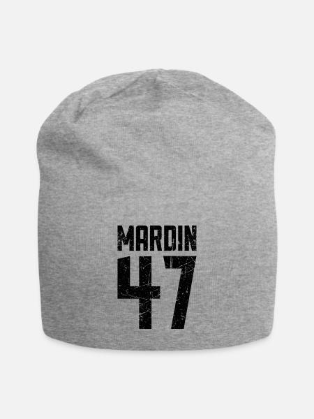Mardin 47 Türkei Turkiye Geschenk Urlaub TR Türk - Jersey-Beanie - Grau meliert