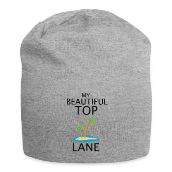 League Legend Top lane fun design - Jersey Beanie - heather grey - Front