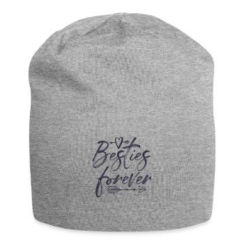 Besties pour toujours - Bonnet en jersey - gris chiné - Devant