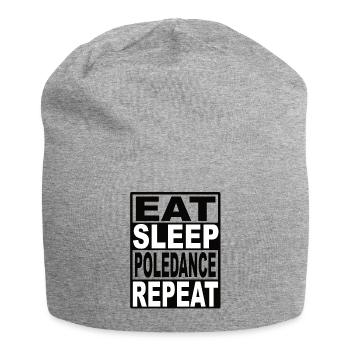 Manger la répétition de la polédance du sommeil - Bonnet en jersey - gris chiné - Devant