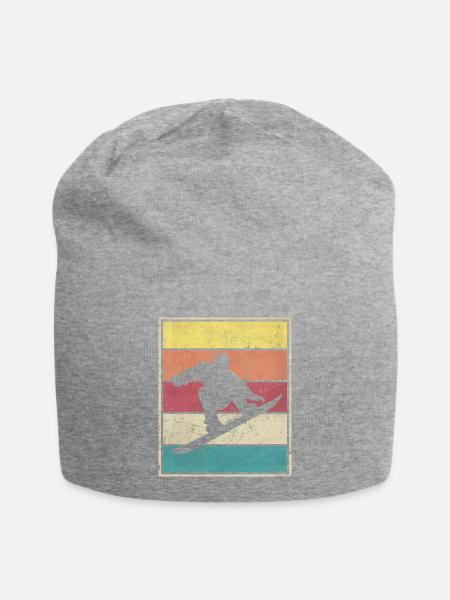 Snowboard - Jersey-Beanie - Grau meliert