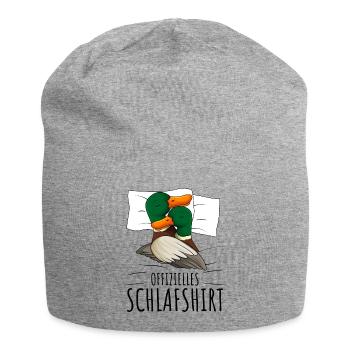 Ente - Jersey-Beanie - Grau meliert - Vorne