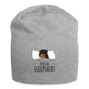 Rottweiler - Jersey-Beanie - Grau meliert - Vorne