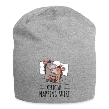 Âne - Bonnet en jersey - gris chiné - Devant
