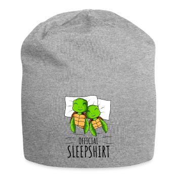 Turtle - Jersey Beanie - heather grey - Front
