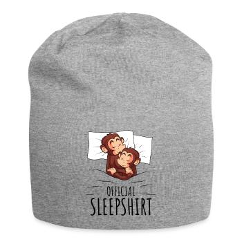 Monkey - Jersey Beanie - heather grey - Front