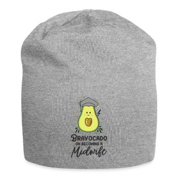 Bravocado pour devenir sage-femme sage-femme - Bonnet en jersey - gris chiné - Devant