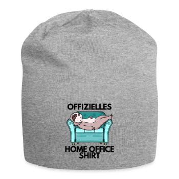 Home Office - Jersey-Beanie - Grau meliert - Vorne