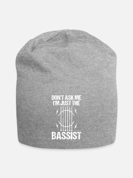 Musiker Musik Gitarrist Musik Bassist Bassist - Jersey-Beanie - Grau meliert