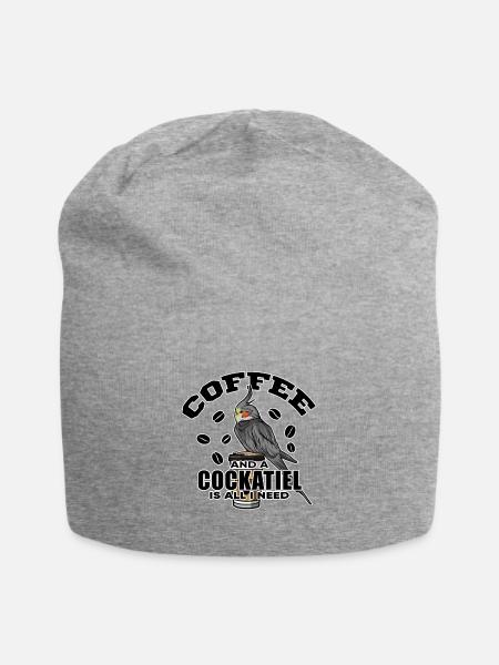 Calopsitte - Bonnet en jersey - gris chiné
