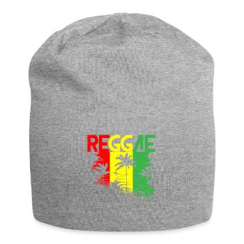 Été Jamaican Beach Rasta Reggae Jamaïque - Bonnet en jersey - gris chiné - Devant