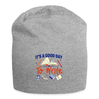 Writing Book Novel Writer & - Jersey-Beanie - Grau meliert - Vorne