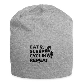 Cycling Cycling Cycling Food Sleep Cycling - Jersey Beanie - heather grey - Front