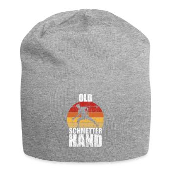 Old Schmetterhand Tischtennis Lustige Spruch Sport - Jersey-Beanie - Grau meliert - Vorne