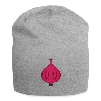 Oignon - Bonnet en jersey - gris chiné - Devant