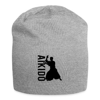 Aikido - Jersey-Beanie - Grau meliert - Vorne