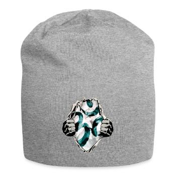 Om under the shirt - Jersey Beanie - heather grey - Front